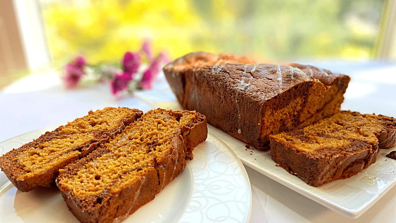 Chocolate pumpkin bread